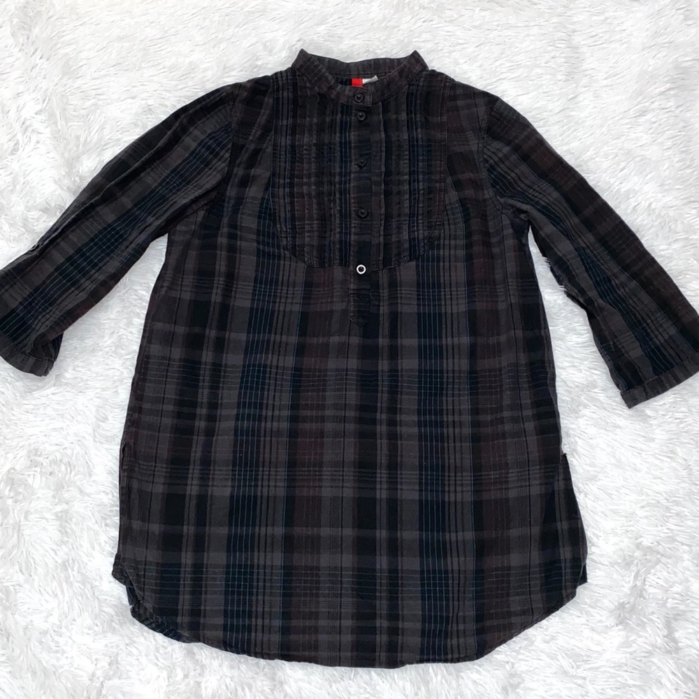 H&M Pintuck Shirt Tunic